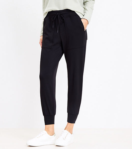 LOFT Petite Peyton Trouser Pants in Linen Blend - ShopStyle