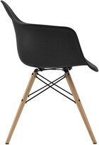 Thumbnail for your product : CosmoLiving by Cosmopolitan Mid Century Modern Molded Arm Chair Black