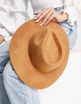 Thumbnail for your product : Stradivarius cowboy western hat in tan