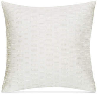 Hotel Collection CLOSEOUT! Pleated Stripe 18" Square Decorative Pillow, Created for Macy's