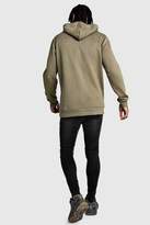 Thumbnail for your product : boohoo Longline Over The Head Fleece Hoodie