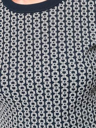 Tory Burch Gemini Link knitted top