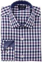 Thumbnail for your product : Tailorbyrd Check Print Trim Fit Dress Shirt
