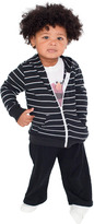 Thumbnail for your product : American Apparel Kids Striped Fleece Zip Hoodie