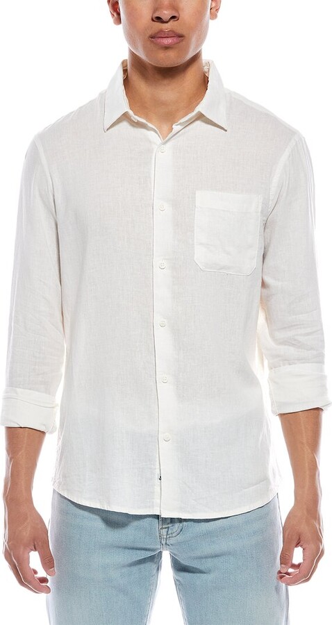 Mr.Swim Mr. Swim Linen-Blend Shirt