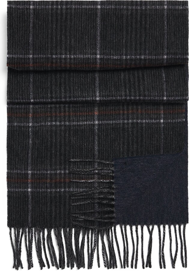 Barbour Wool Marsden Reversible Scarf