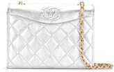 Thumbnail for your product : Chanel Pre Owned 1990 Metallic Diamond Quilted Shoulder Bag