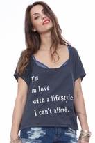 Thumbnail for your product : Local Celebrity Lifestyle Alexa Tee in Black