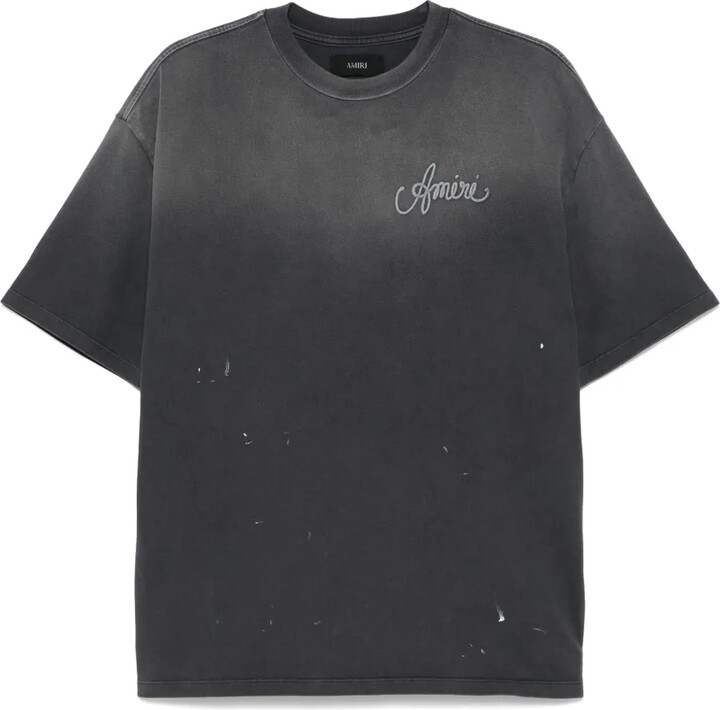 Amiri Off-White Cotton T-Shirt - ShopStyle