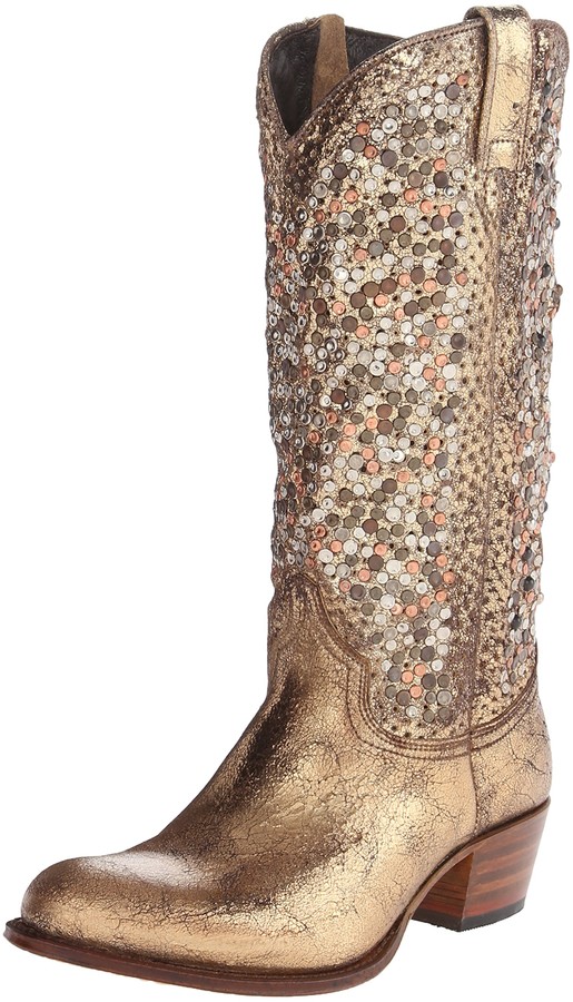 frye gold boots