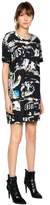 Thumbnail for your product : Versus Printed Cotton Jersey T-Shirt Dress