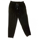 Thumbnail for your product : Sandro Black Velvet Trousers