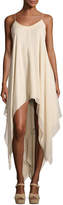 Thumbnail for your product : Haute Hippie Wild Heart High-Low Maxi Dress, White