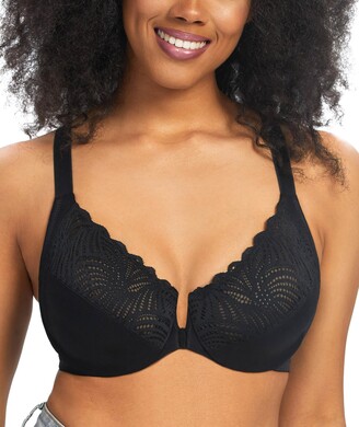 100% silk Front closure Bras Unlined Seamless Full cup