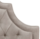 Thumbnail for your product : Skyline Furniture High Arch Diamond-Shaped Tufted Bed