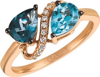 LeVian 14K Strawberry Gold® 1.47 Ct. Tw. Diamond & Gemstone Ring