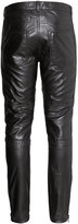 Thumbnail for your product : H&M Leather Biker Pants - Black - Men