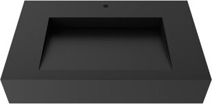 CastelloUSA Boyter 30" Rectangular Solid Surface Wall Mount Bathroom Sink