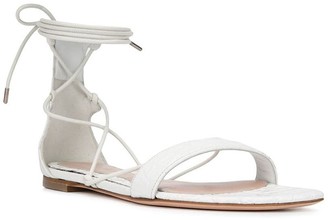 Alexander McQueen Ankle Strap Flat Sandals