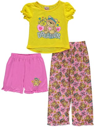 1000% Cute Little Girls' Toddler "Dream on, Dreamer" 3-Piece Pajamas