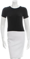 Thumbnail for your product : Alice + Olivia Knit Cropped T-Shirt
