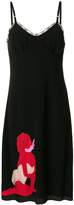Thumbnail for your product : Moschino pin-up detail slip dress