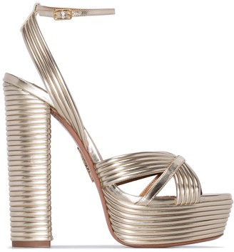 Aquazzura sundance 140 platform sandals