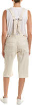 Thumbnail for your product : James Perse Overall Linen-Blend Jumpsuit