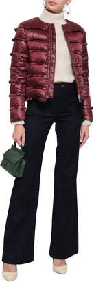 MICHAEL Michael Kors Ruffled Quilted Shell Down Jacket