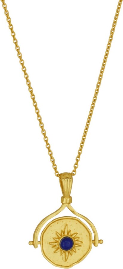 Ottoman Hands Lapis Fidget Necklace