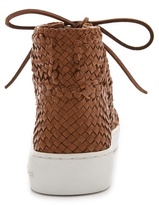 Thumbnail for your product : Michael Kors Collection Verna Woven High Top Sneakers