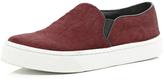 Thumbnail for your product : River Island Leather Pony Burgundy Hair Skate Shoes