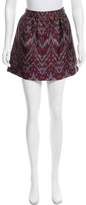 Thumbnail for your product : Gryphon Jacquard Chevron Skirt Magenta Jacquard Chevron Skirt