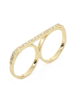 Thumbnail for your product : Campise Diamond Double Ring