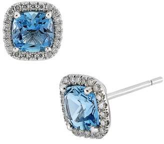Bony Levy Aquamarine & Diamond Earrings