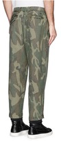 Thumbnail for your product : Nobrand Pleat front camouflage canvas cropped pants