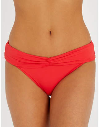Seafolly Ruched-detail bikini bottoms