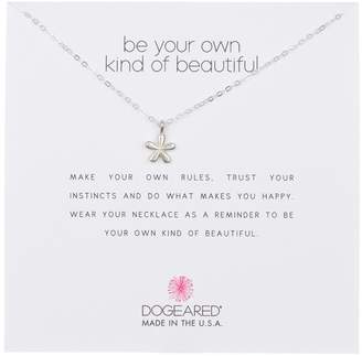 Dogeared Sterling Silver 'Be Your Own Kind of Beautiful' Groovy Flower Pendant Necklace