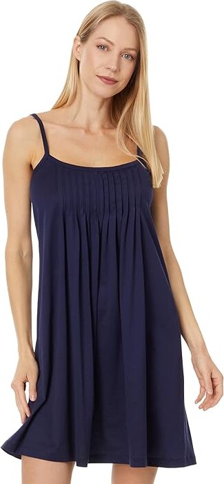 Hanro Juliet Babydoll Women's Pajama Evening Blue : MD, Cotton/Jersey
