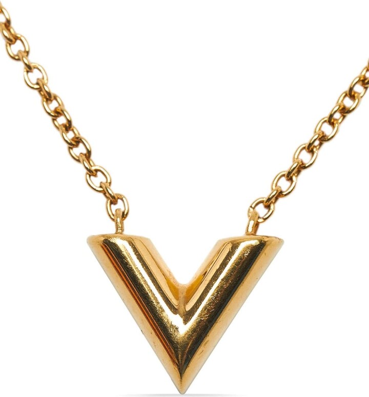 Louis Vuitton Coeur Diamond & 18K White Gold Chain Necklace Louis