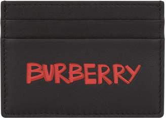 Burberry Graffiti Logo Card Holder