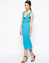 Thumbnail for your product : Shae Knitted Tank Dress with Tie Front