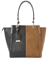 Thumbnail for your product : Dune Dancer colour-block trapeze tote