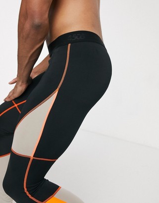 ASOS 4505 training tights with contrast panels
