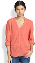 Thumbnail for your product : Joie Maurie Cotton Voile Shirt