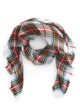 Thumbnail for your product : BP Heritage Plaid Square Scarf (Juniors)