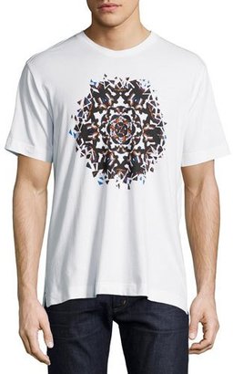 Robert Graham Kaleidoscope Skull Graphic T-Shirt, White