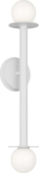 Visual Comfort Studio Nodes 2 Light Wall Sconce in Black