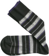 Thumbnail for your product : Johnston & Murphy Wide Stripe Socks