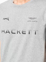 Thumbnail for your product : Hackett x Aston Martin logo-print T-shirt
